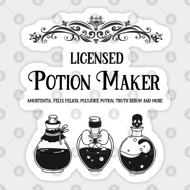 Licensed Potion Maker Sticker by kimcarlika